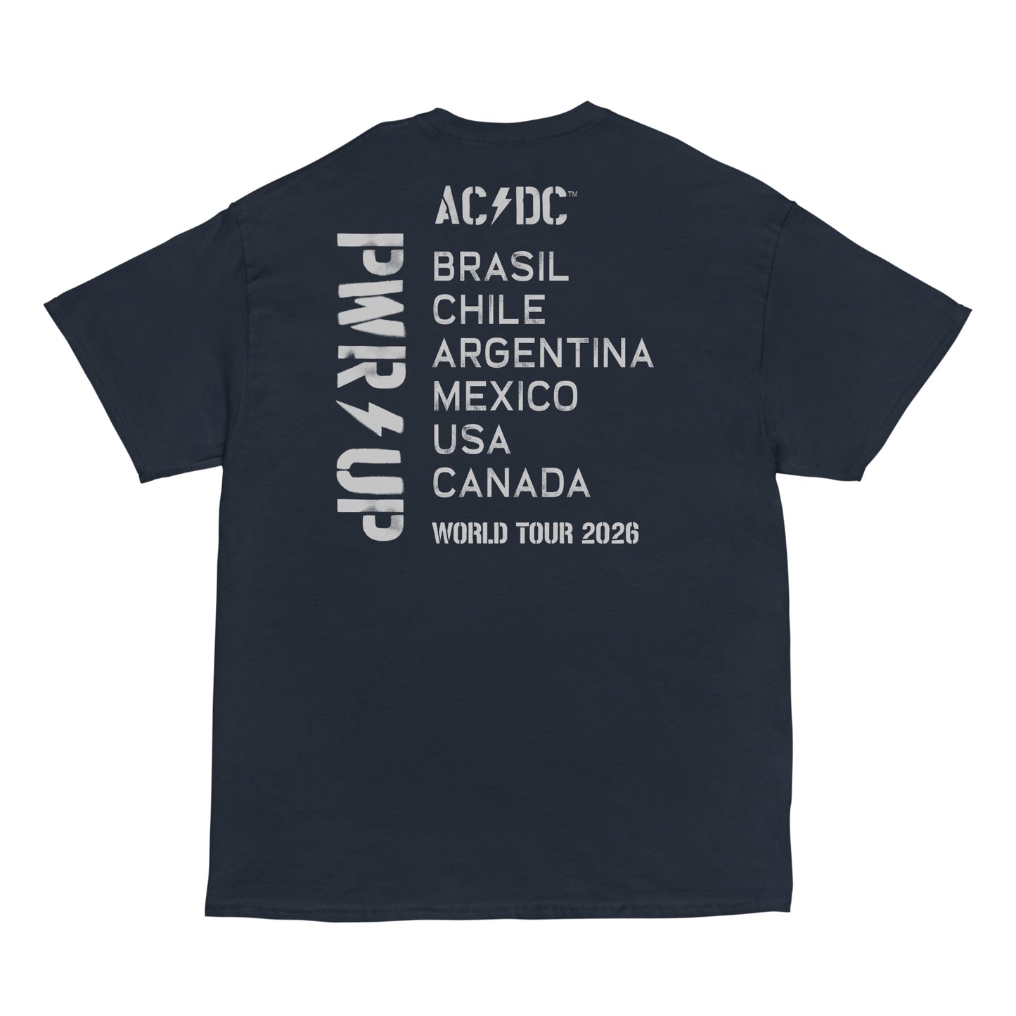 Navy Logo PWR UP Tour T-Shirt