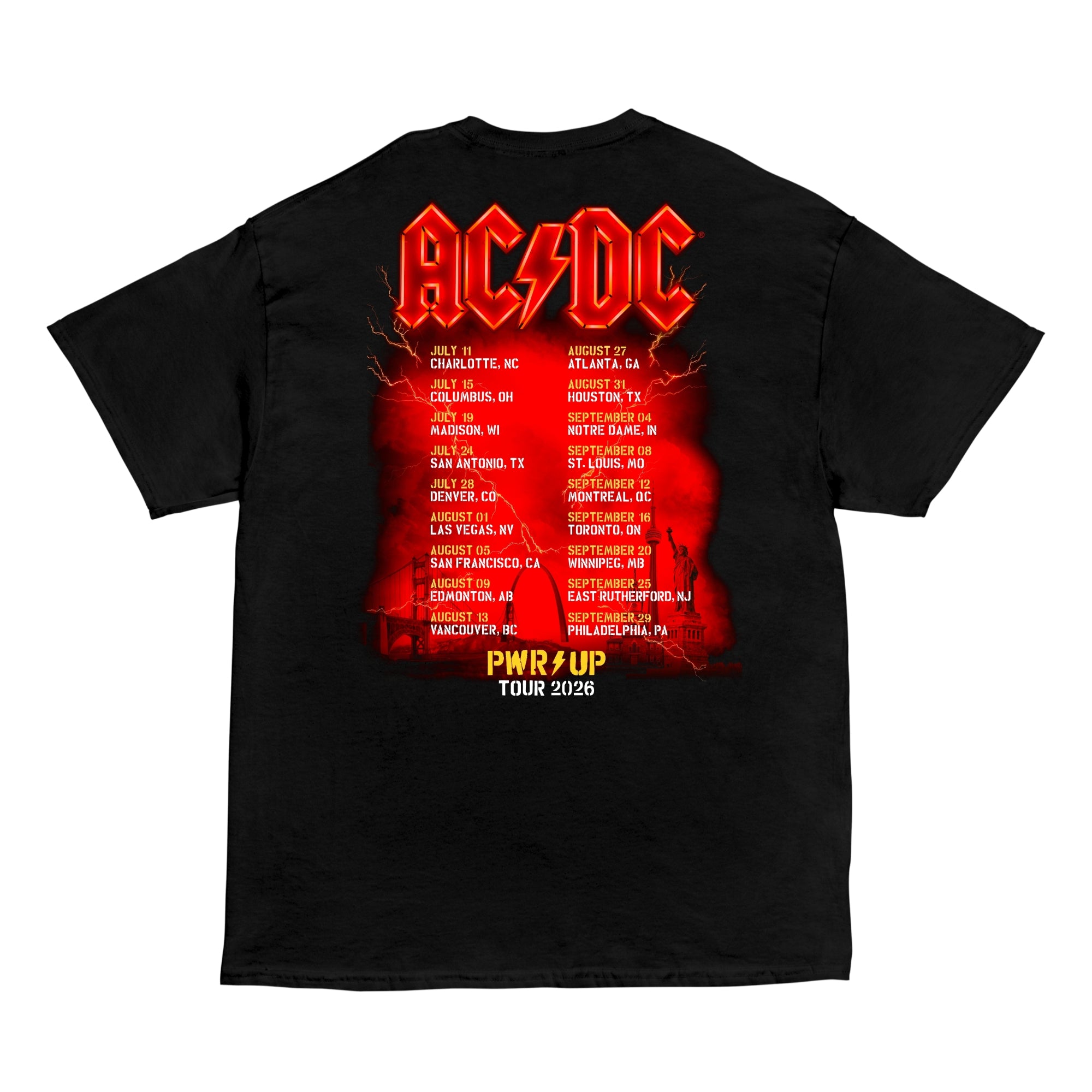 Angus North America PWR UP Tour T-Shirt – AC/DC