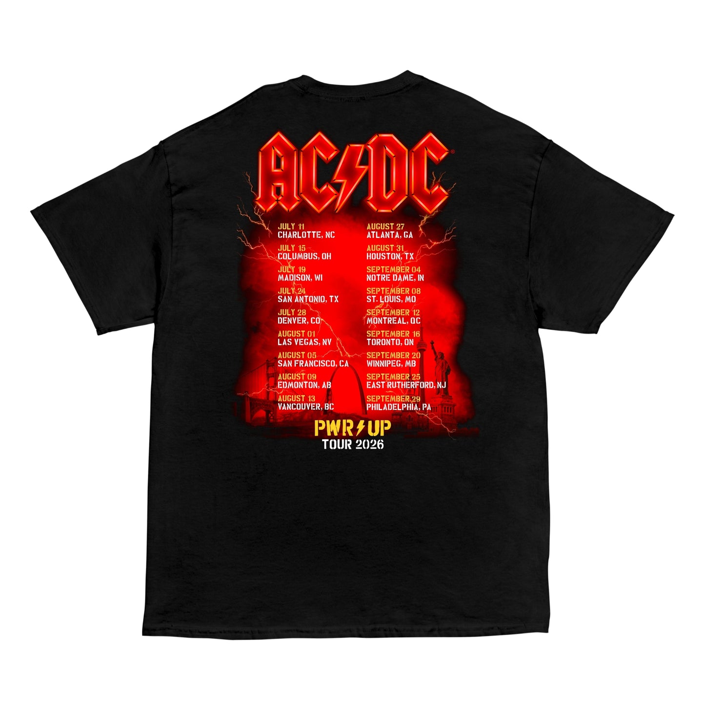 Angus North America PWR UP Tour T-Shirt