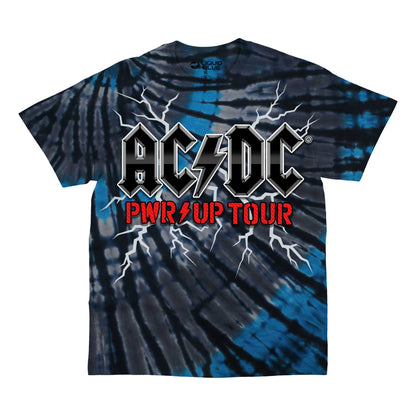 Lightning Tie Dye PWR UP Tour T-Shirt