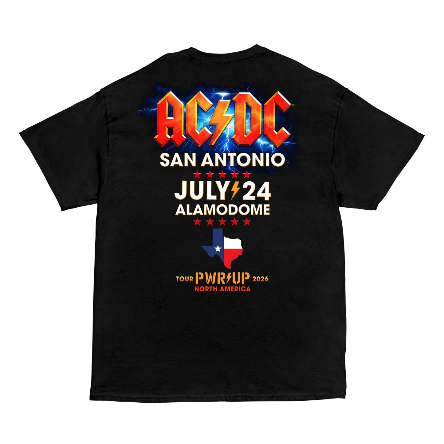 San Antonio PWR UP Tour T-Shirt