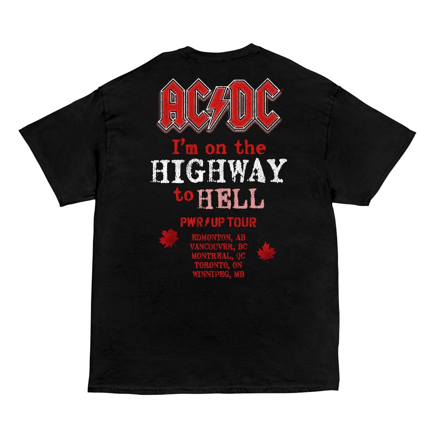 Highway to Hell Canada PWR UP Tour T-Shirt