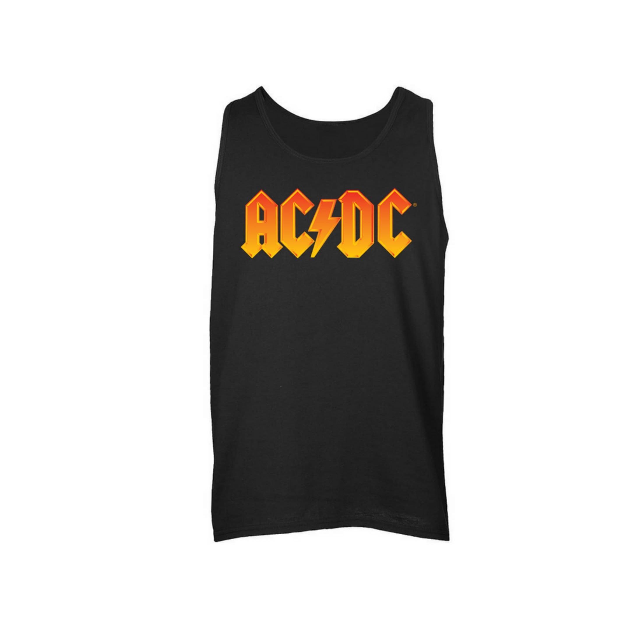 AC/DC Fire Logo Sleeveless Unisex Muscle Tee