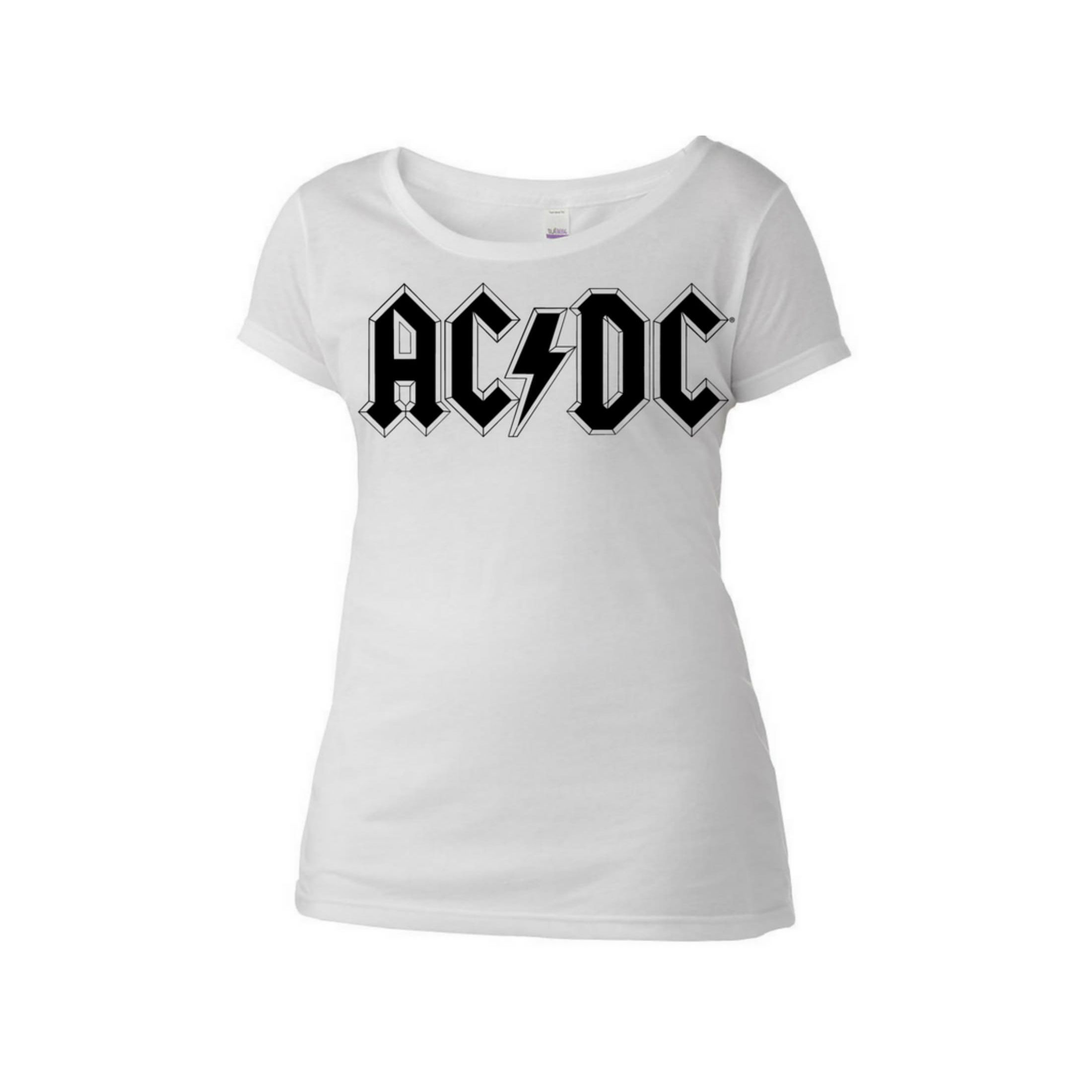 AC/DC Diamond Logo Women's Scoop Neck T-Shirt