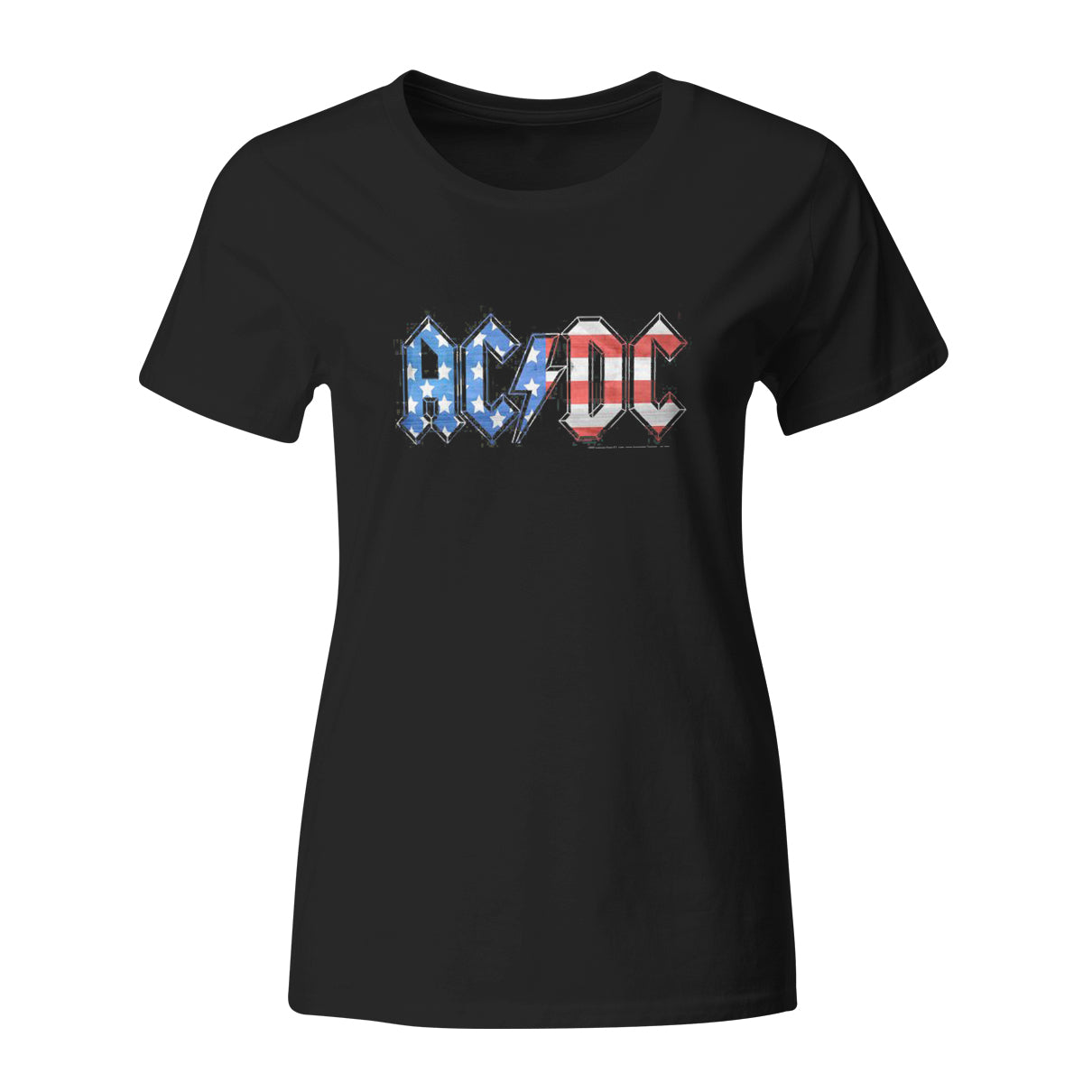 AC/DC Women's Old Glory T-Shirt