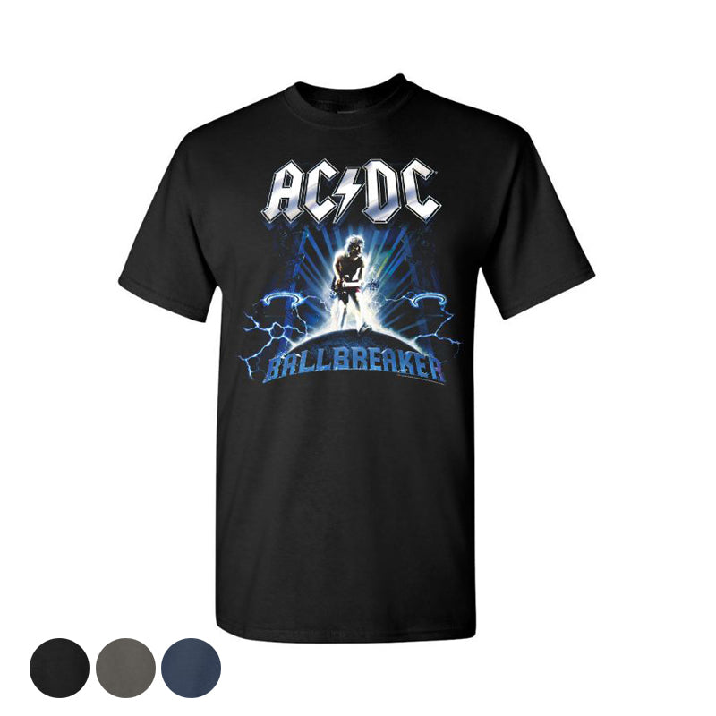 AC/DC Herren Ballbreaker T-Shirt – Offizielles Rock Off Lizenzprodukt – Weiche Baumwolle, Schwarz AC/DC Herren Ballbreaker T-Shirt – Offizielles Rock Off Lizenzprodukt – Weiche Baumwolle, Schwarz