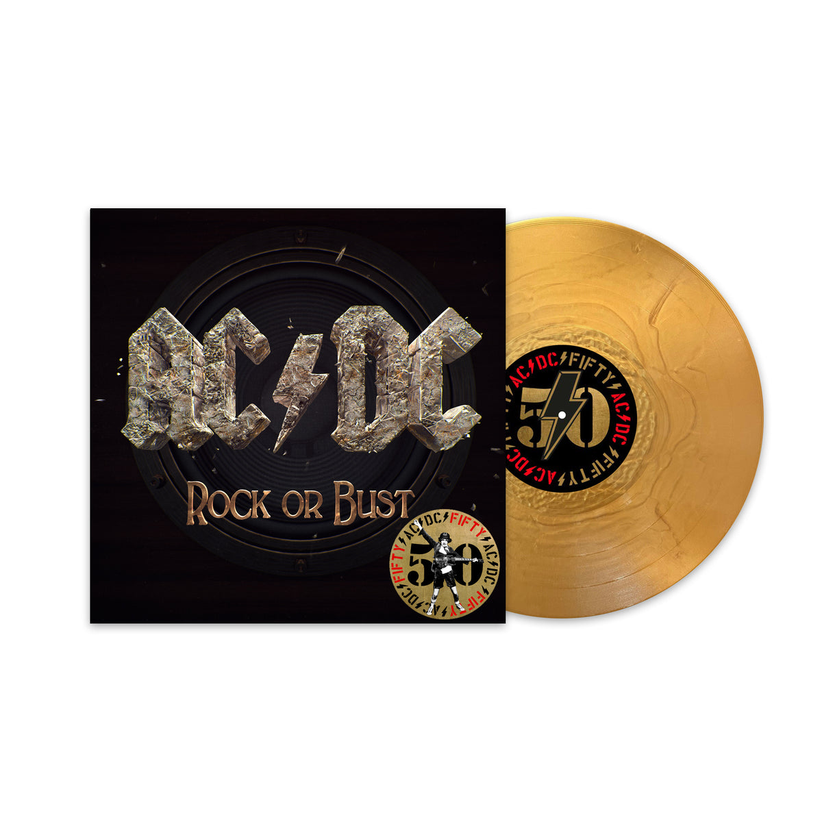 Rock Or Bust Gold Vinyl LP