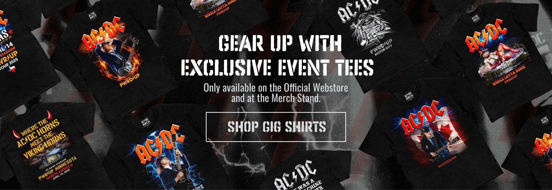 AC/DC Official Store | Shop AC/DC Merchandise & Apparel