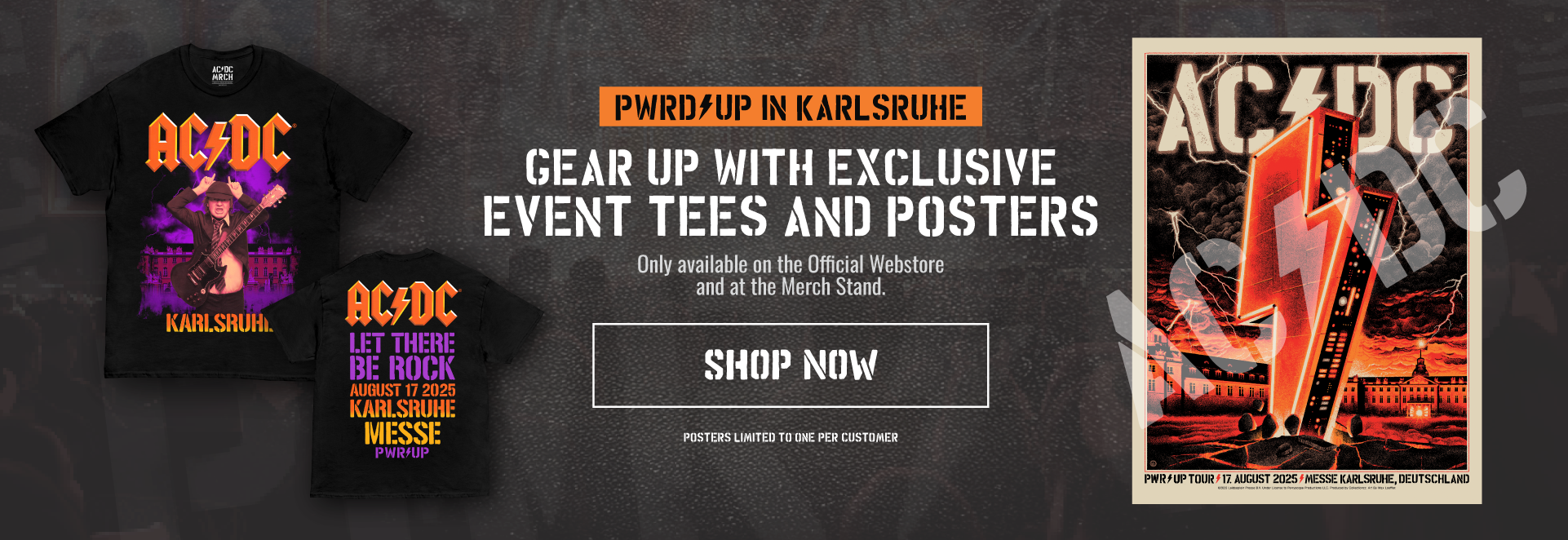 Shop Exclusive AC/DC EU Tour Paris Merch Here!