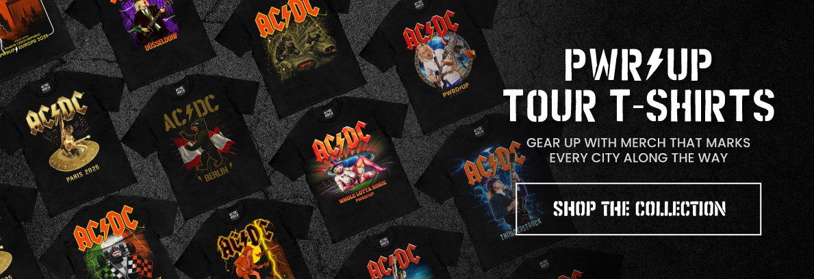 PWR Up Tour T-Shirts EU Collection. Shop Now!