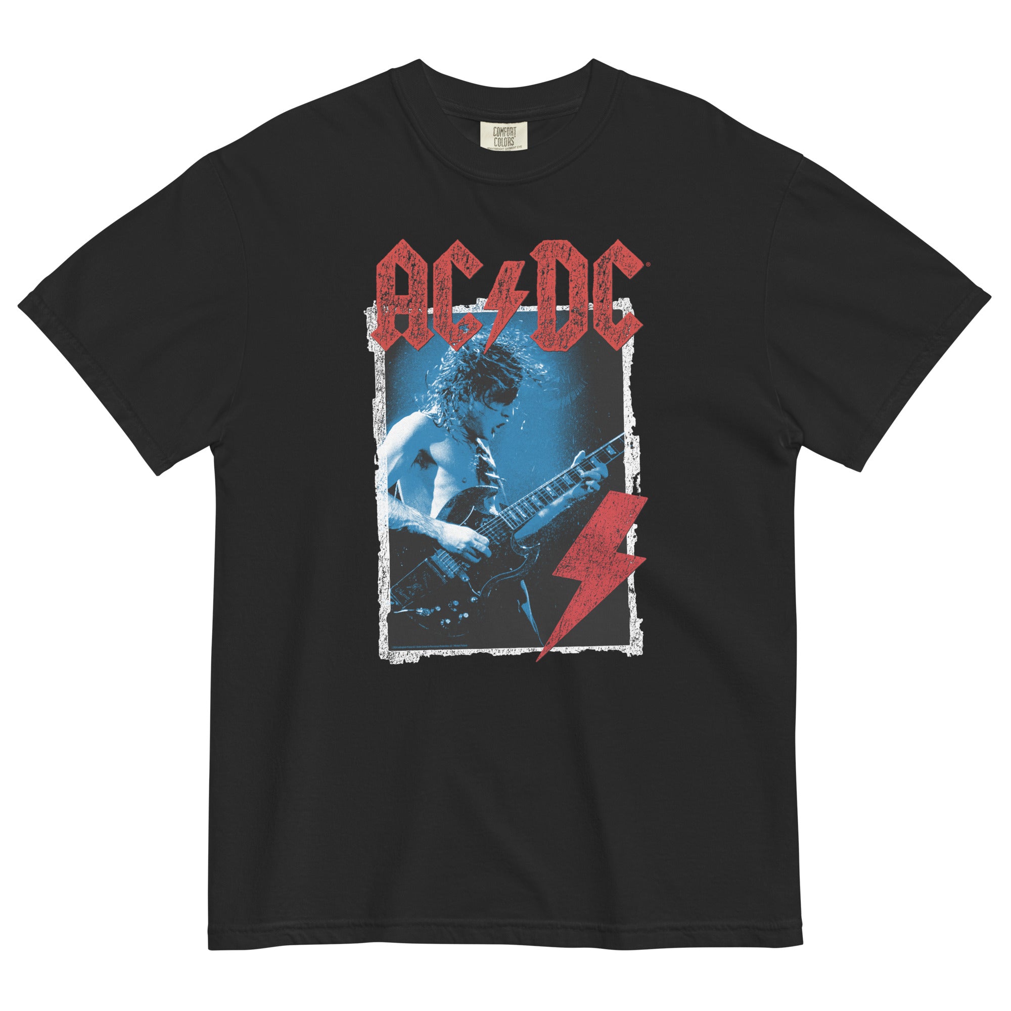 Angus Blue Photo T-Shirt – AC/DC