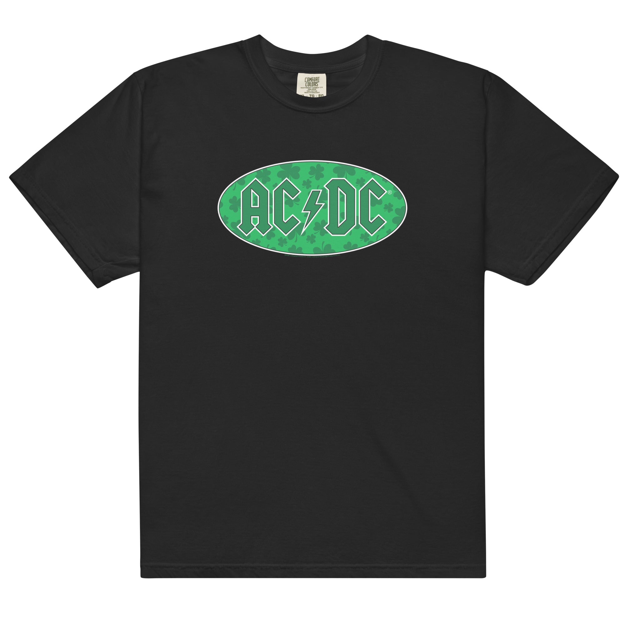 AC/DC Shamrock All Green Logo T-Shirt